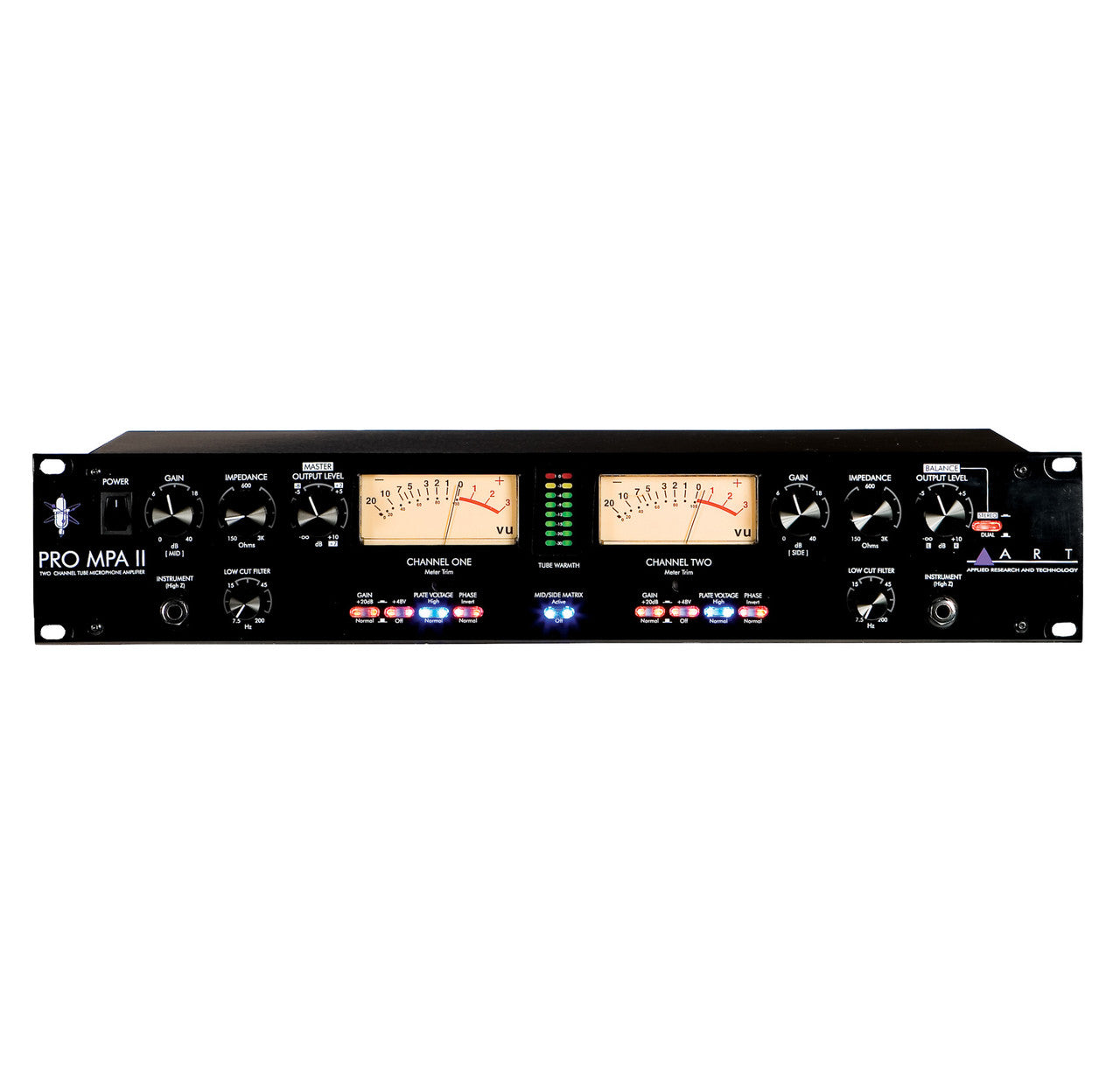 ART Pro MPA II – 2-Channel Tube Microphone Preamplifier