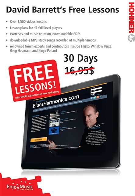 Hohner Enthusiast Series Silverstar Harmonica in the Key of C