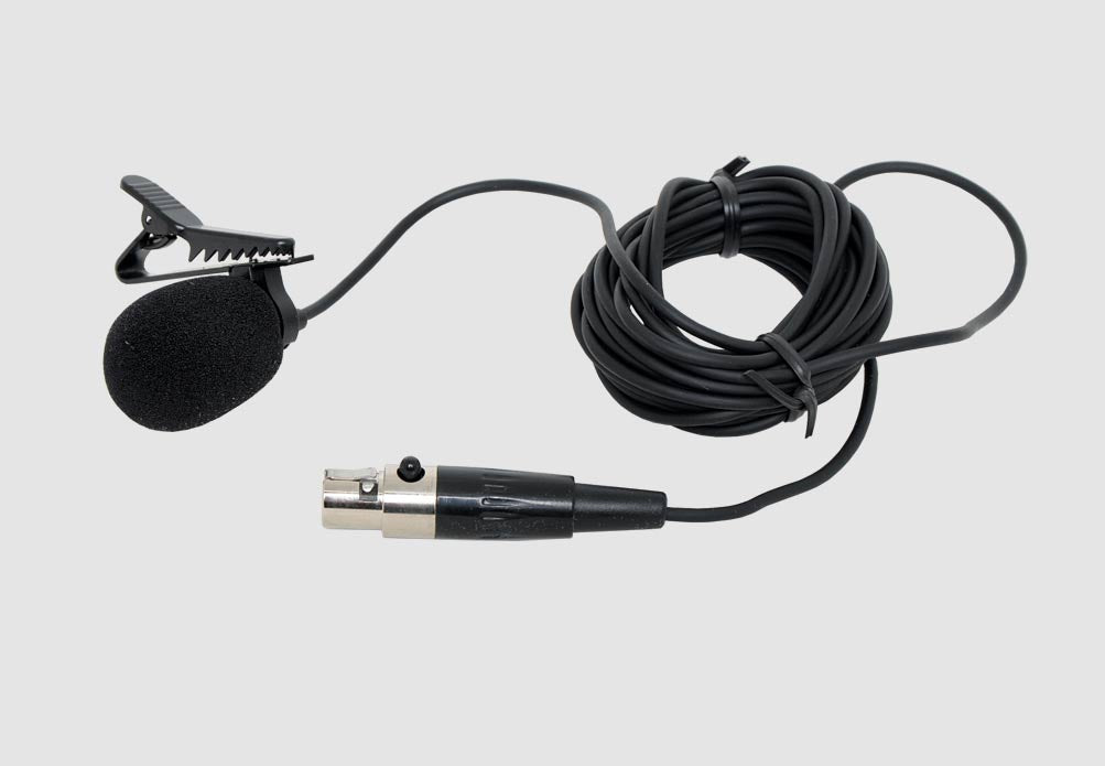Redback C 0398 – Lapel Condenser Microphone with Mini XLR (3-Pin)