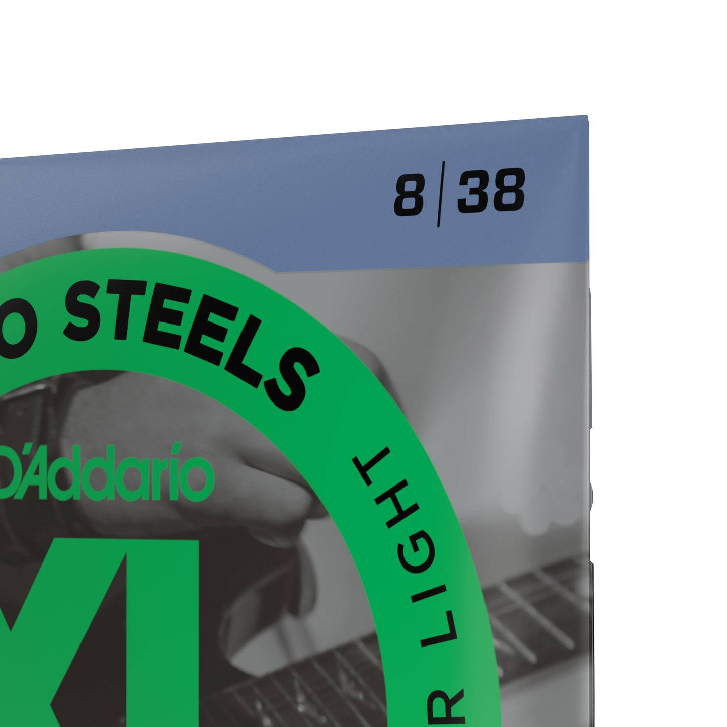 DAddario EPS530 ProSteels Electric Guitar Strings, Extra-Super Light, 08-38