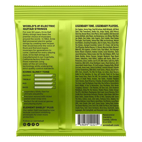 Ernie Ball Regular Slinky Nickel Wound Electric Guitar Strings - (10-46)