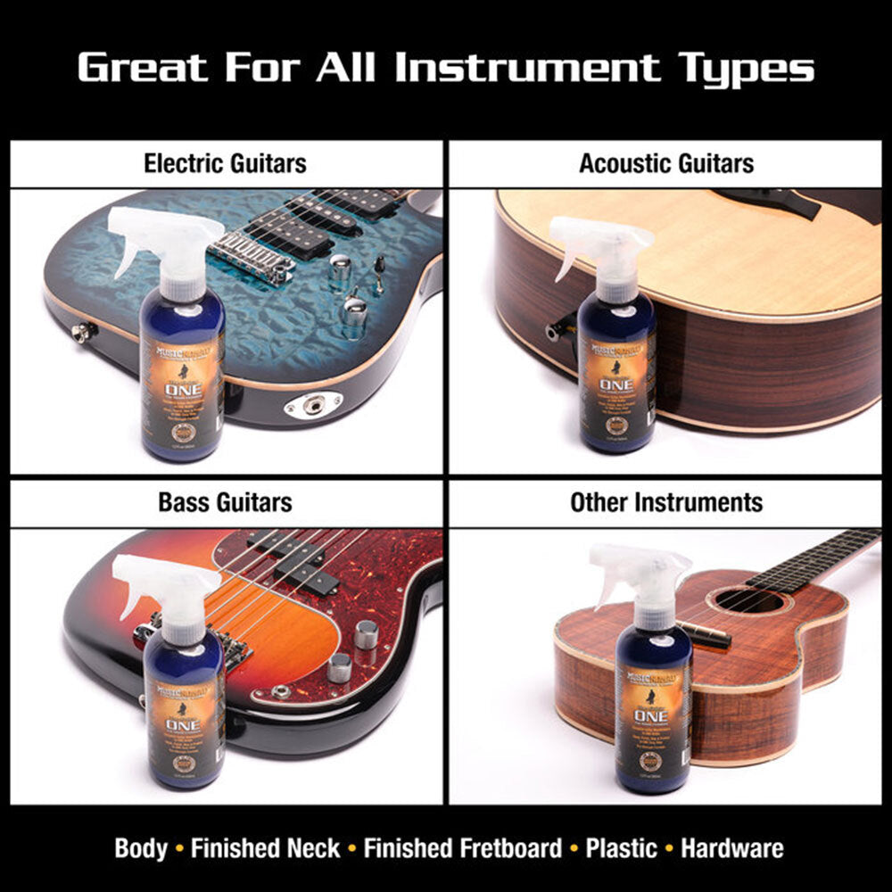 Music Nomad The Guitar One 12oz. Tech Size - All in 1 Cleaner, Polish & Wax