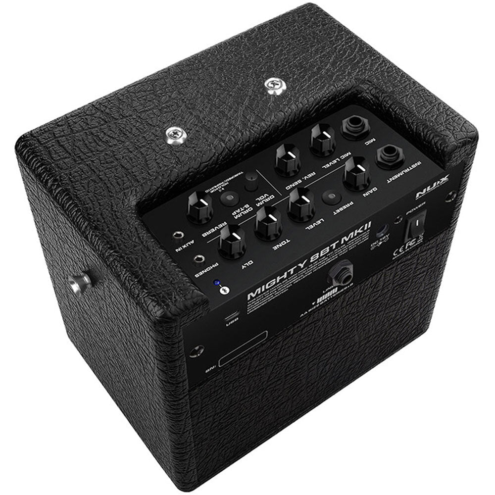 NUX Mighty 8BT MKII Portable Digital 8W Guitar Amplifier with Bluetooth, IR & Effects