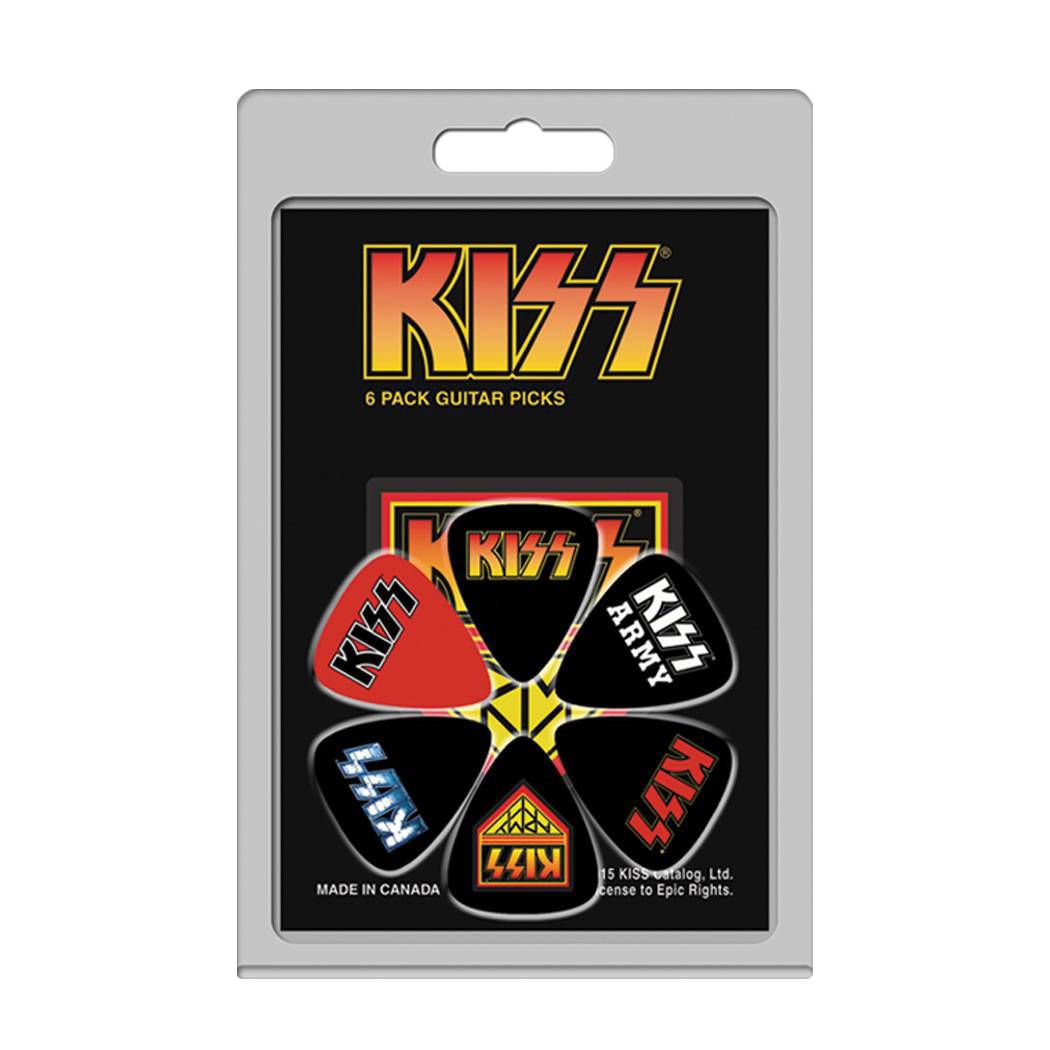 Perri's LPKISS2 KISS Licensed Guitar Picks (6-Pack)