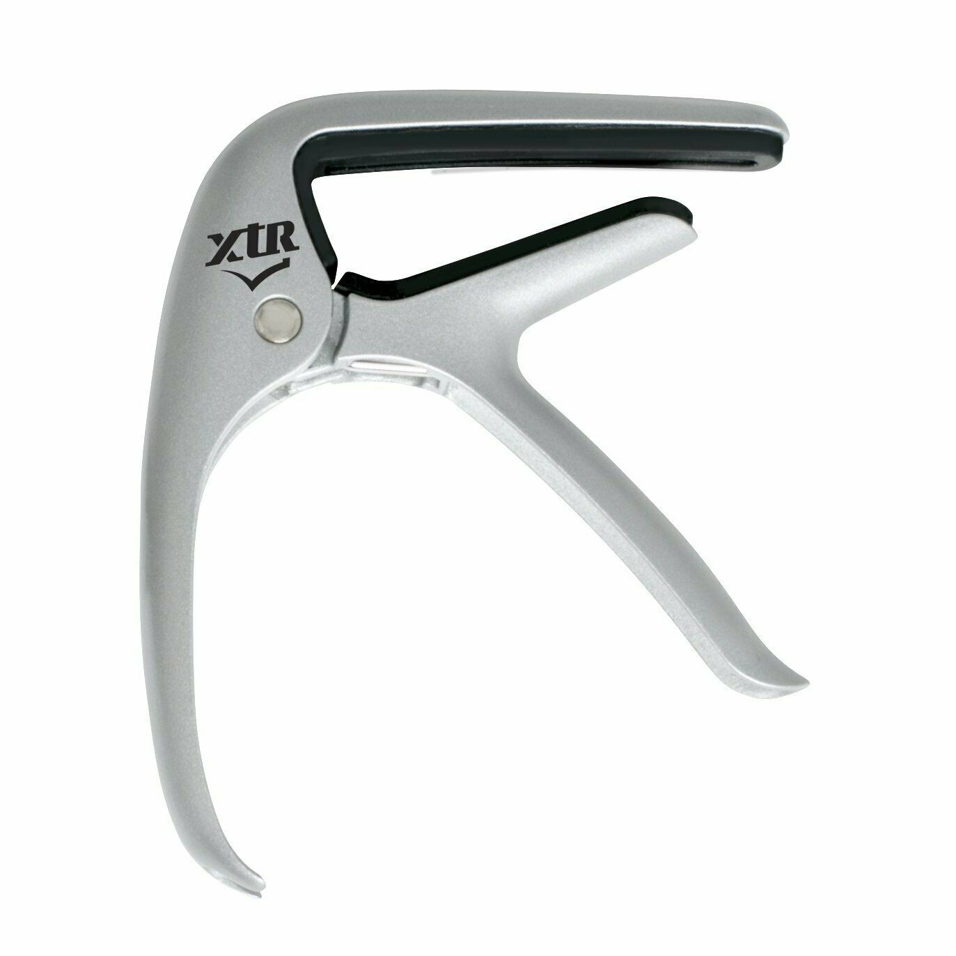 XTR GPX55 Acoustic Guitar Capo with Bridge Pin Puller – Silver