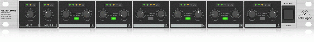 Behringer Ultrazone Zmx2600 Mixer