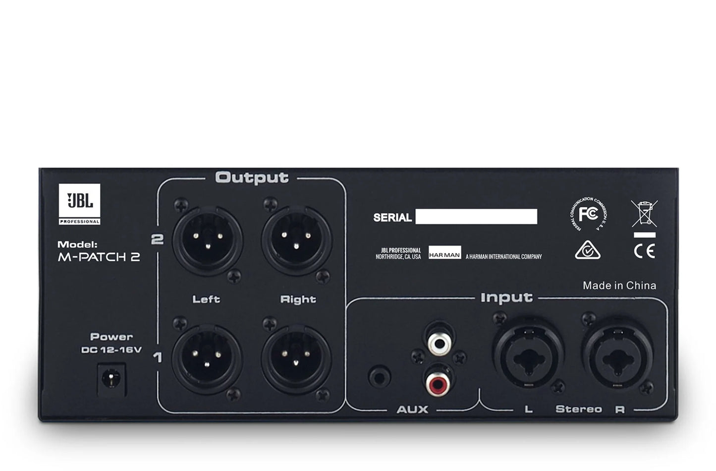 JBL M-Patch 2 – Passive Stereo Controller & Switch Box