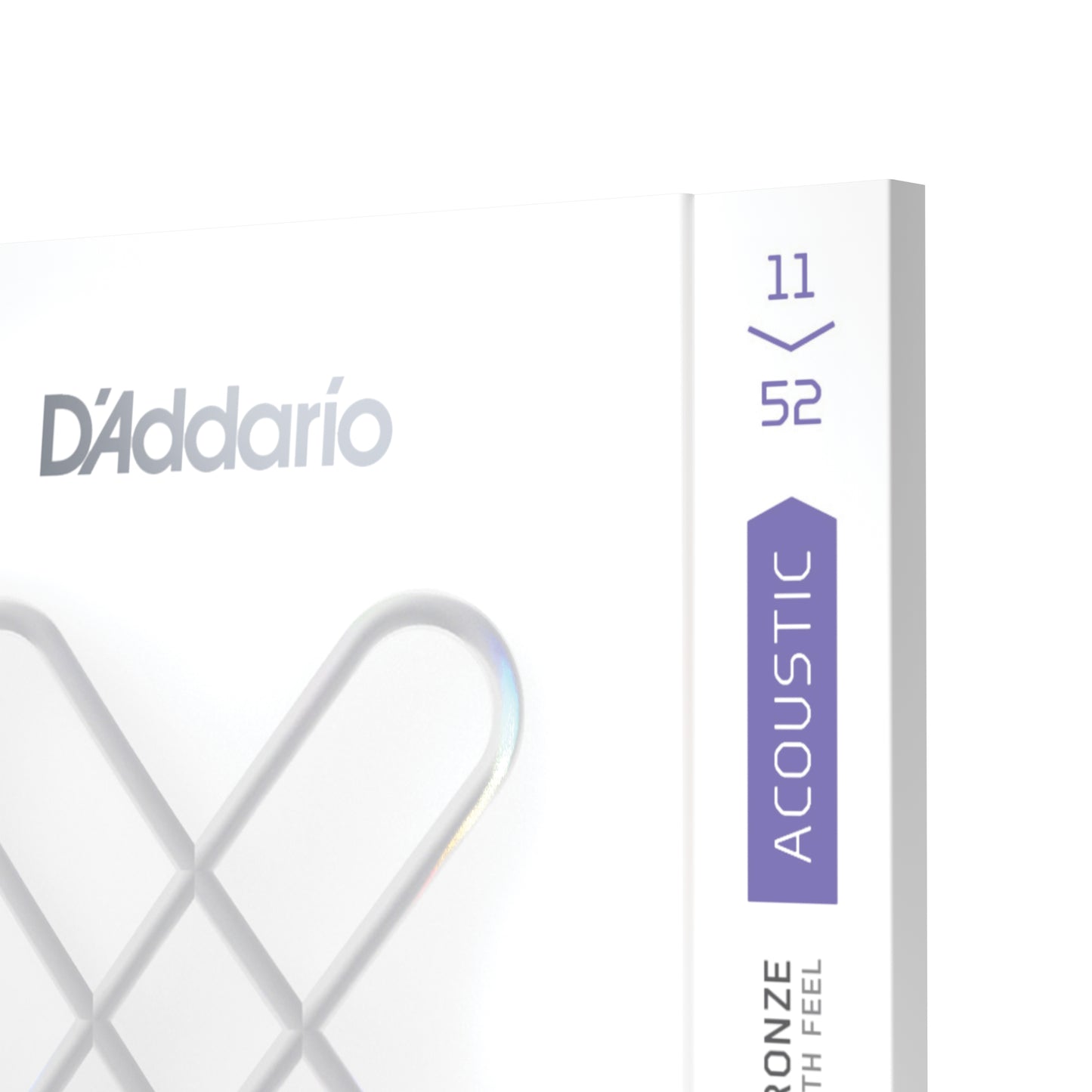 DAddario 11-52 Custom Light, XS Phosphor Bronze Coated Acoustic Guitar Strings