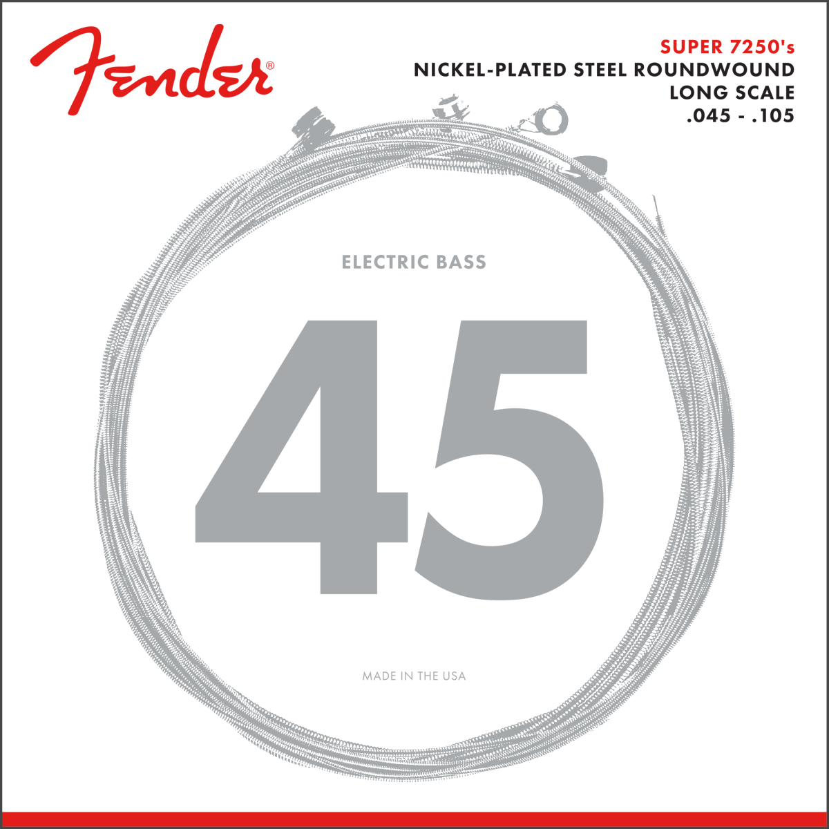 Fender 7250 Bass Strings 45 - 105
