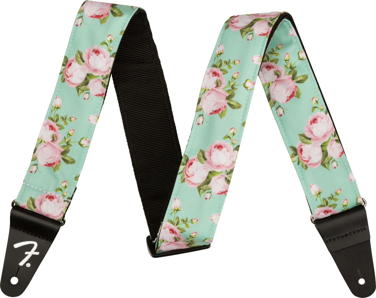 Fender Floral Strap Surf Green 2