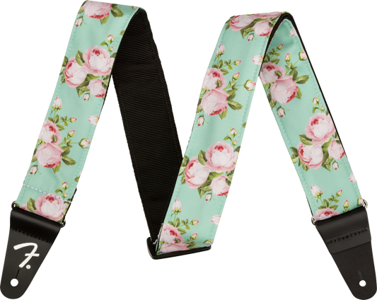 Fender Floral Strap Surf Green 2
