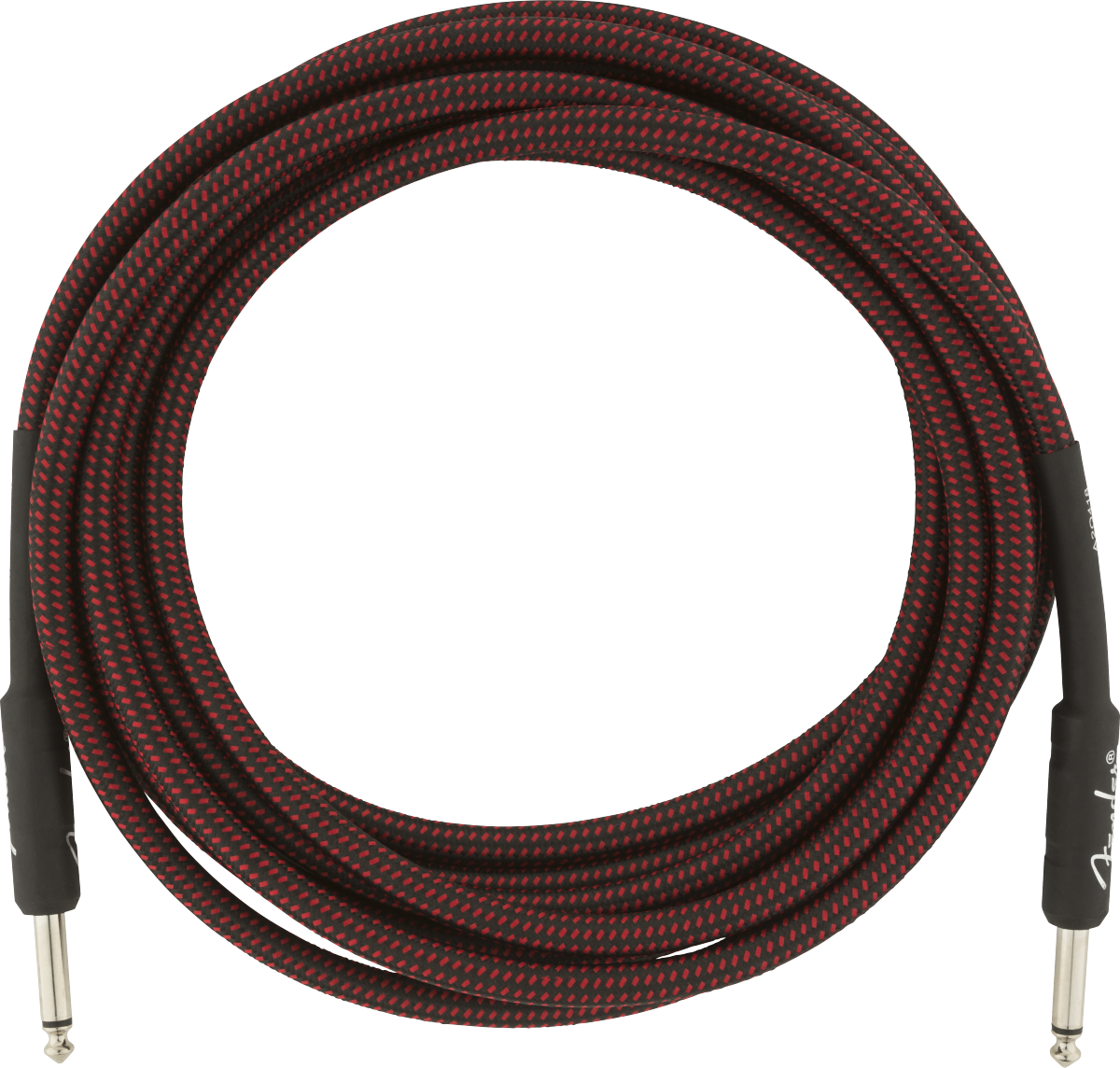 Fender Professional Series Instrument Cable 15' (Red Tweed)