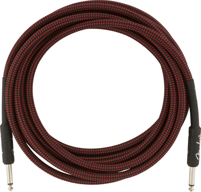 Fender Professional Series Instrument Cable 15' (Red Tweed)