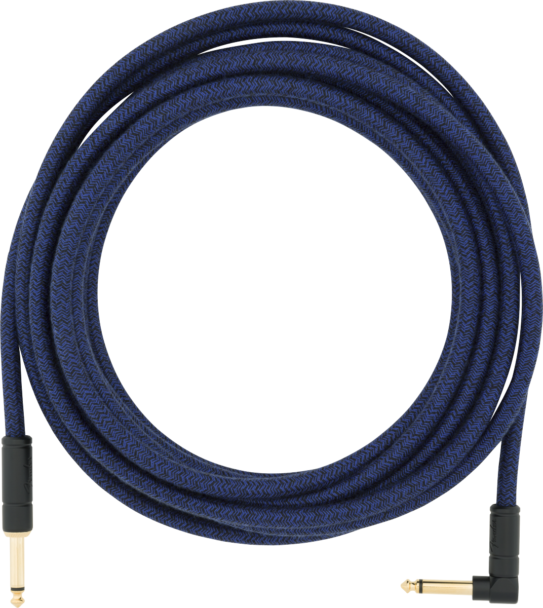 Fender Festival Instrument Cable Straight/Angle 18.6 Pure Hemp Blue Dream