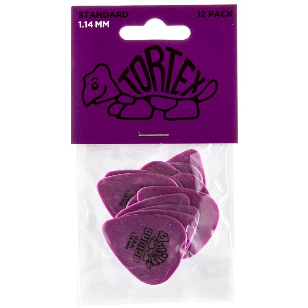 Dunlop "Tortex" Guitar Pick Players 12 Pack - 1.14