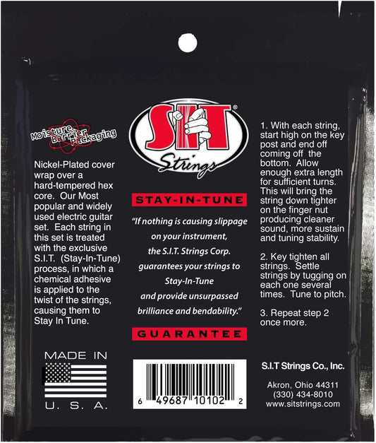 SIT CRT Coated Nickel Electric Guitar Extra Light String Set 9-42