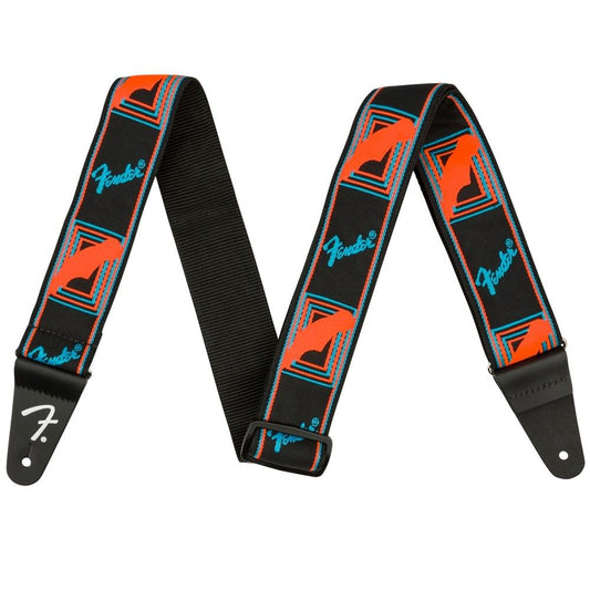 Neon Monogrammed Strap (Blue/Orange)