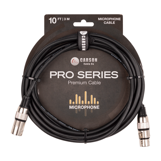 Carson CAM10L 10 foot microphone cable