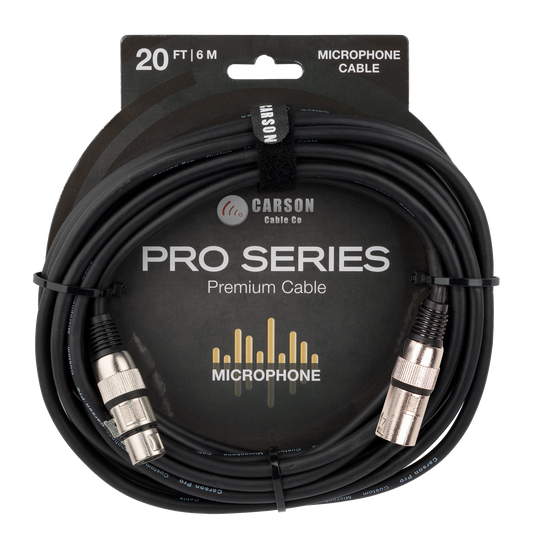 Carson CAM20L 20 ft Microphone Cable