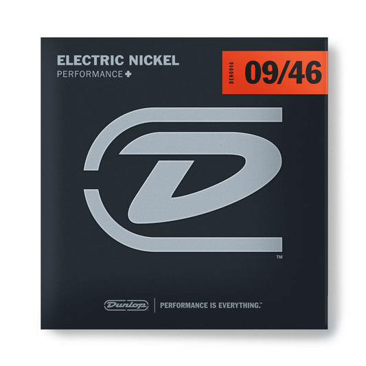 Dunlop DEN946 Hybrid Extra Light Nickel Wound Electric Guitar Strings (9-46)