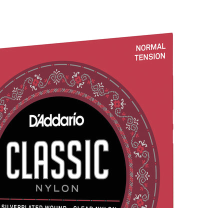 DAddario EJ27N Student Nylon Classical Guitar Strings, Normal Tension