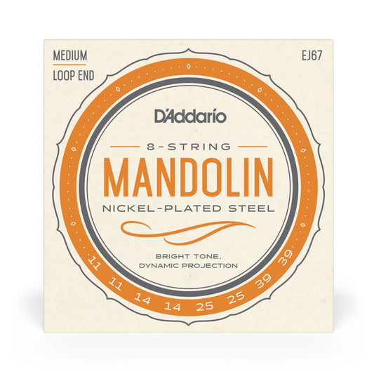DAddario EJ67 Nickel Mandolin, 11-39
