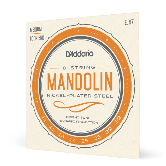DAddario EJ67 Nickel Mandolin, 11-39