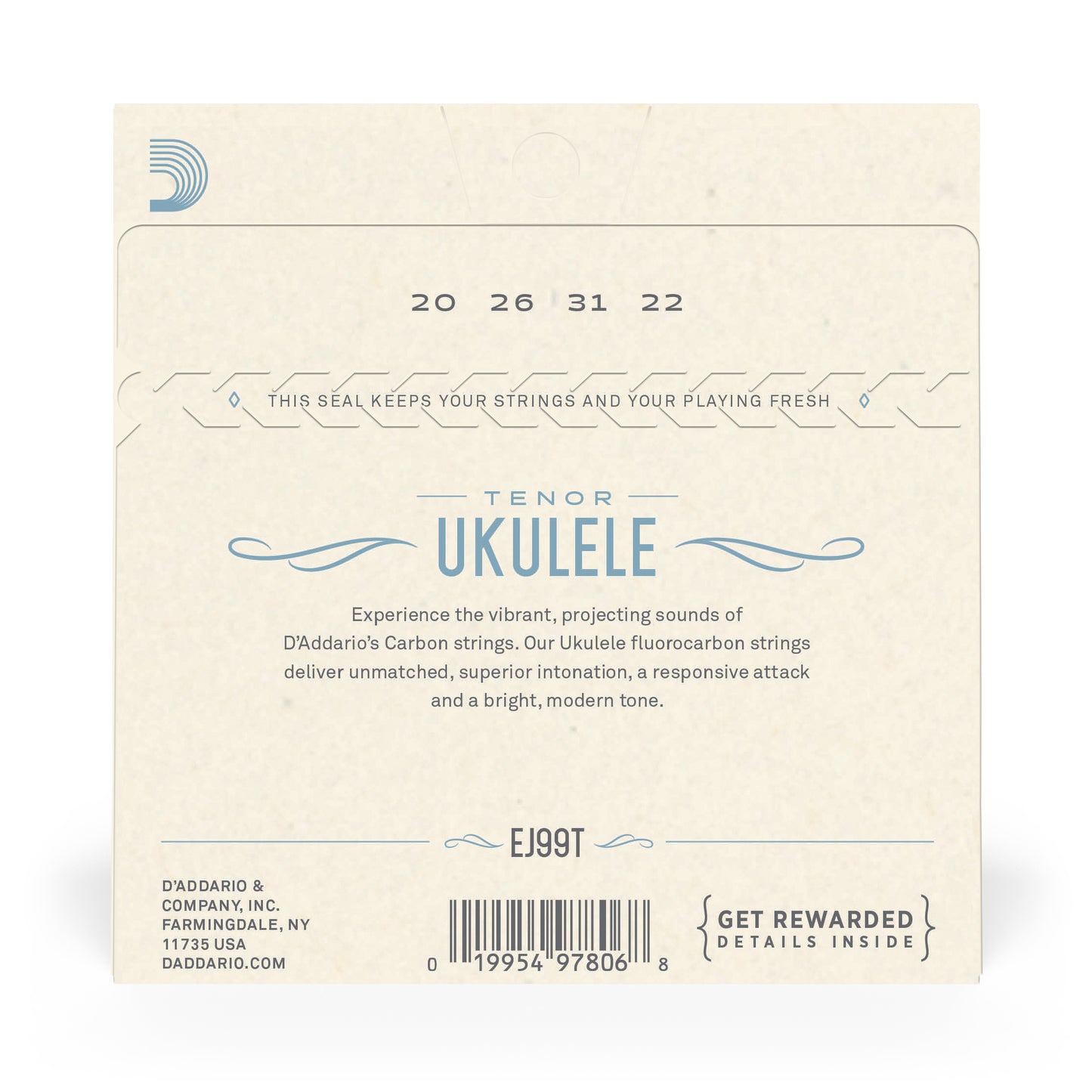 DAddario EJ99T ProArte Carbon Ukulele Strings Tenor