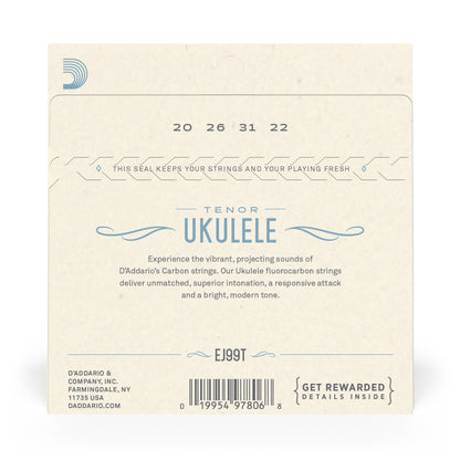 DAddario EJ99T ProArte Carbon Ukulele Strings Tenor