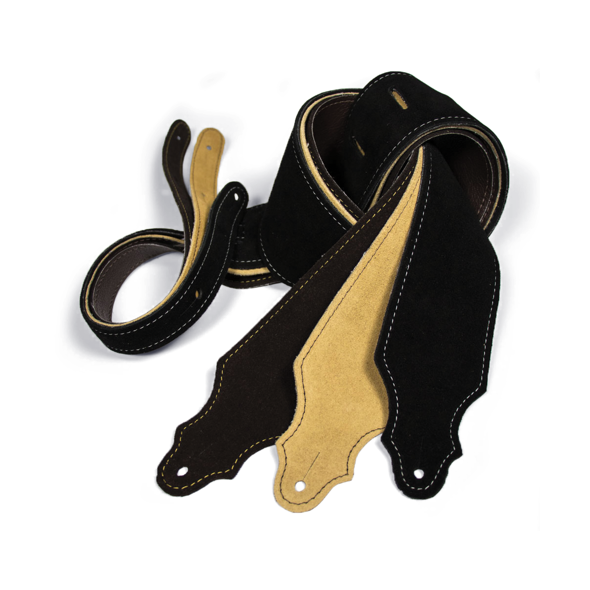 Franklin 2.5 Inch Honey Purist Suede Strap with Buck Backing