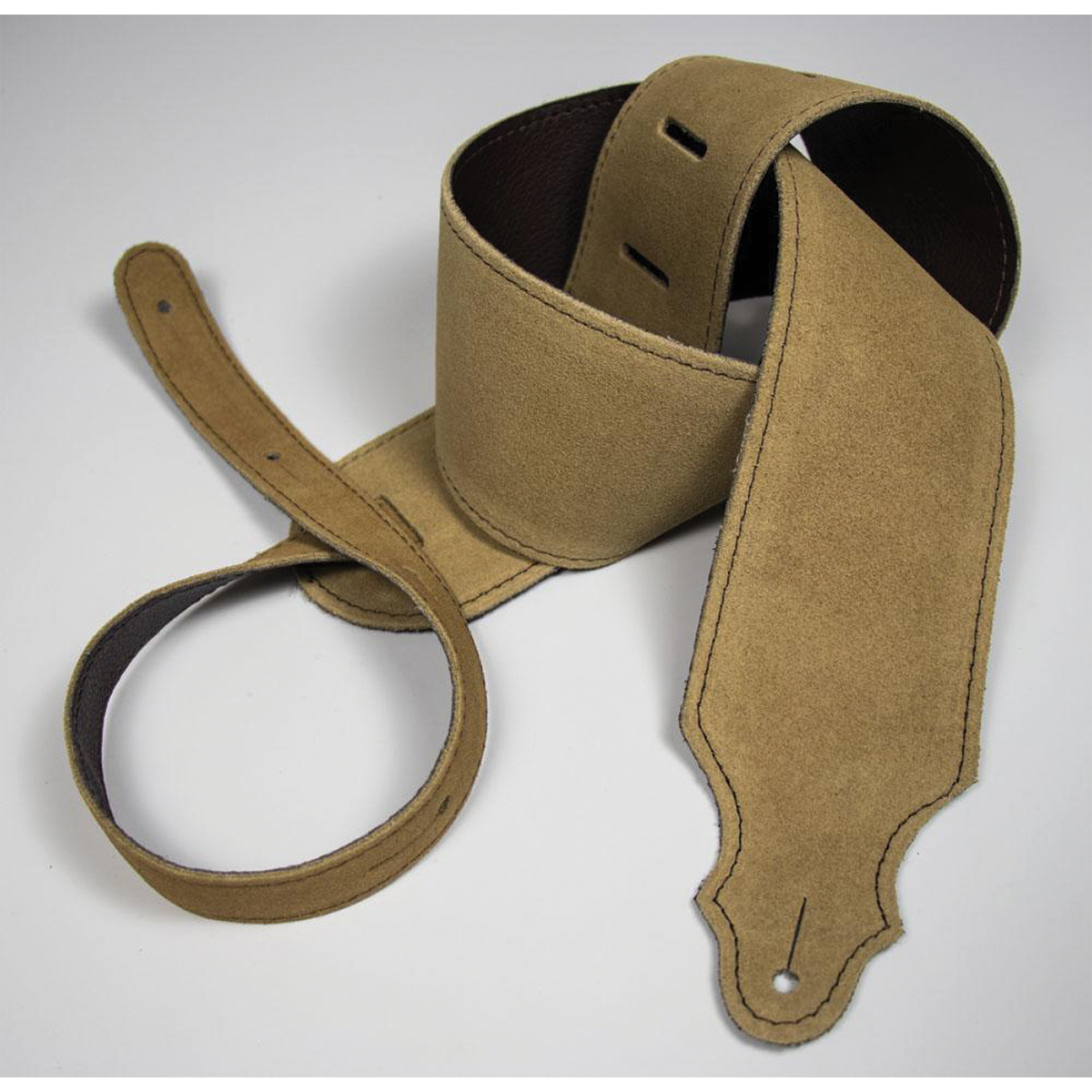 Franklin 3 Inch Honey Purist Suede Strap with Buck Backing