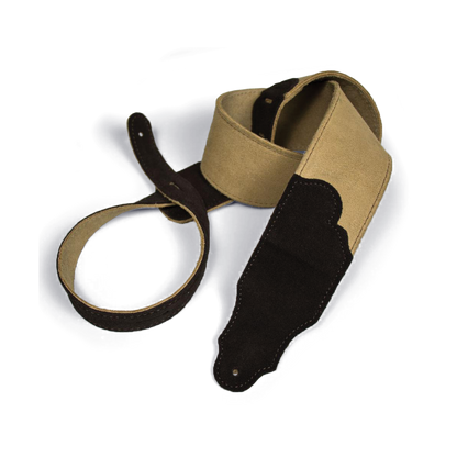 Franklin Original 2.5 Inch Honey Suede with Chocolate Stitching