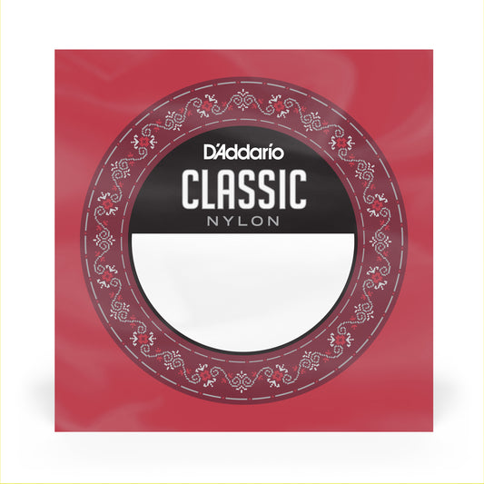D'Addario J27H05  Student Nylon Classical Guitar Single String, Hard Tension, Fifth String