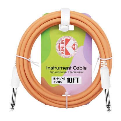 Kirlin 10ft Entry IC Mango Orange Instrument Cable