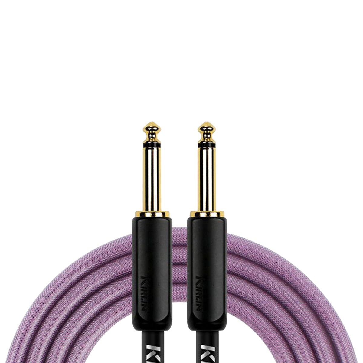 Kirlin Kipw201bpu-10 Pvc Woven Guitar Cable 10ft Purple
