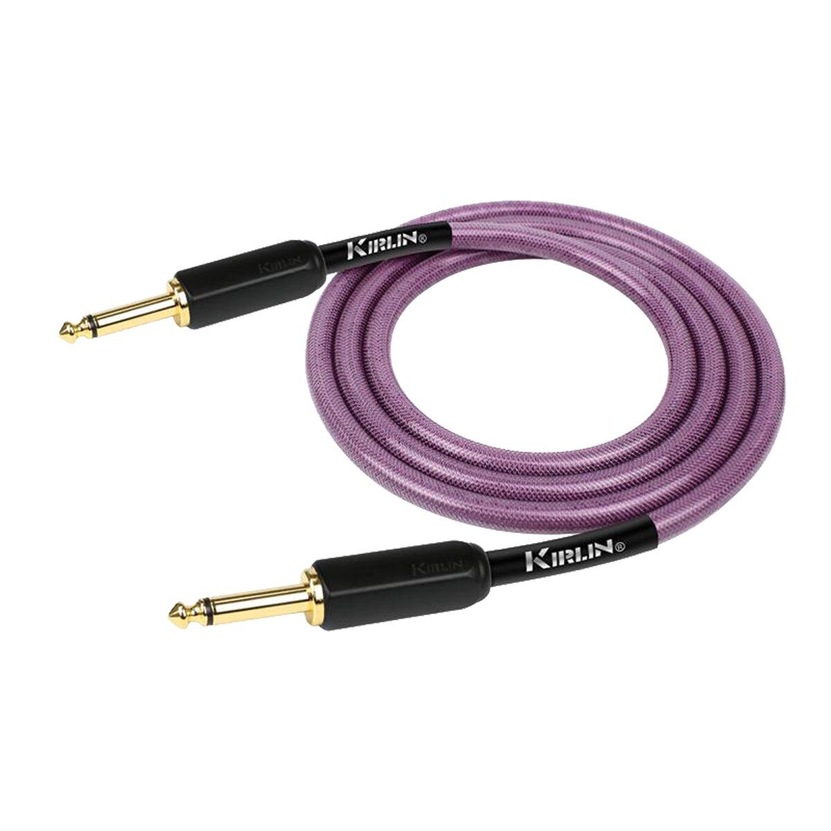 Kirlin Kipw201bpu-10 Pvc Woven Guitar Cable 10ft Purple