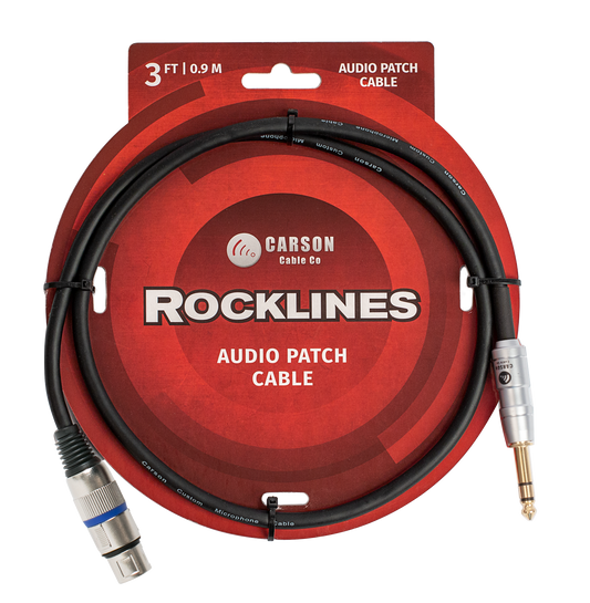Carson RAD33ST 3 ft Microphone/Audio Cable