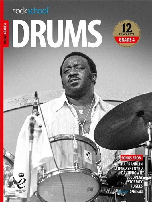 Rockschool Drums Grade 4 (2018–2024) – Book & Online Audio