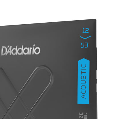 D'Addario XT Coated Acoustic Phosphor Bronze Strings - Light Set (12-53)