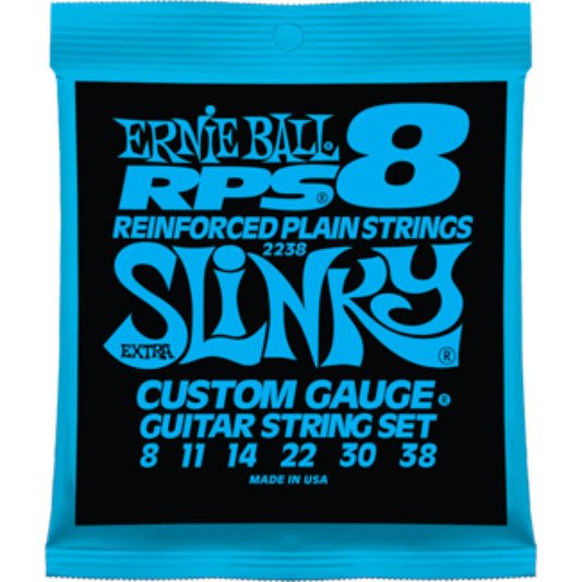 Ernie Ball Extra Slinky RPS Nickel Wound Electric Guitar Strings - 8-38 Gauge