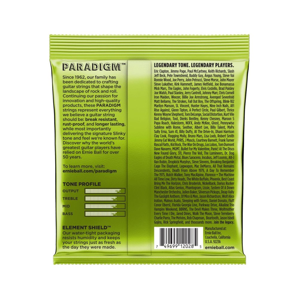 Ernie Ball 'Regular Slinky Paradigm 7-String Electric Guitar Strings 10-56 Gauge