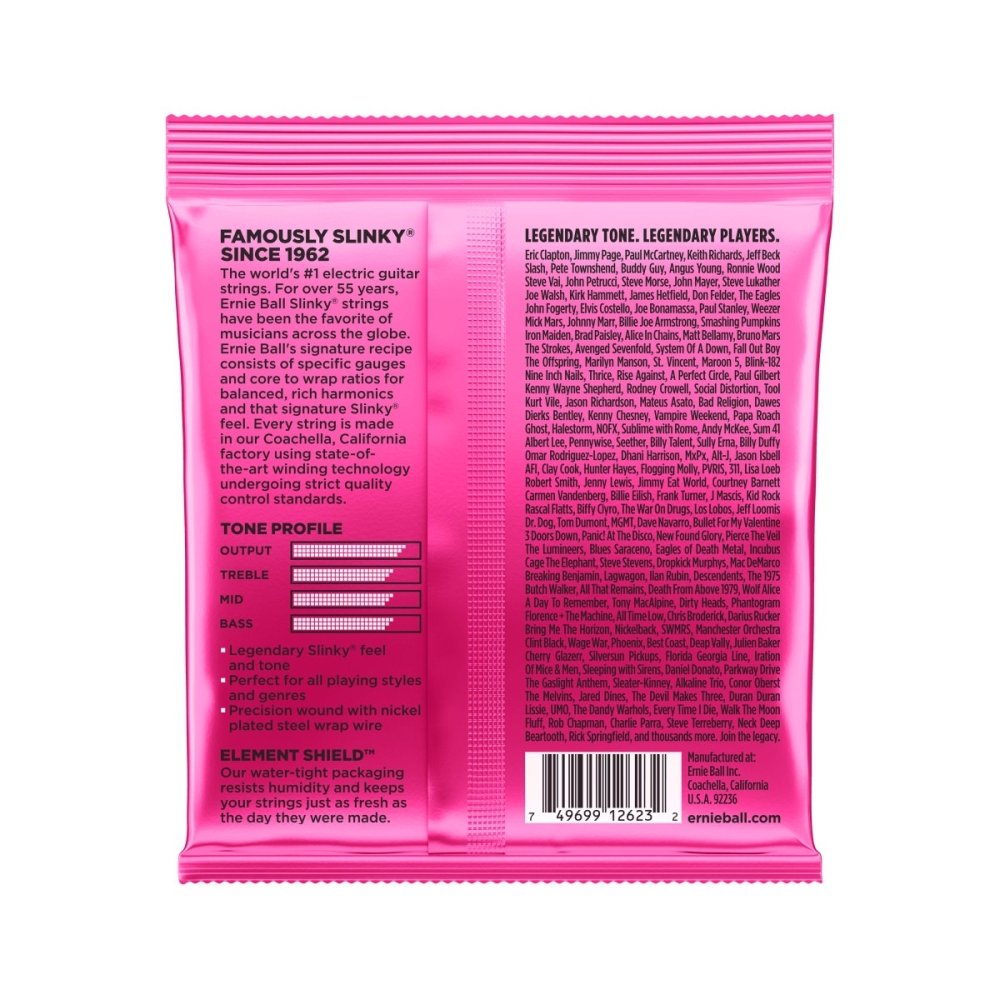 Ernie Ball 'Super Slinky Nickel Wound 7-String Electric Guitar Strings 9-52 Gauge