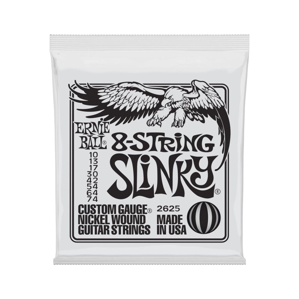 Ernie Ball Slinky 8-String Nickel Wound Electric Guitar Strings - 10-74 Gauge
