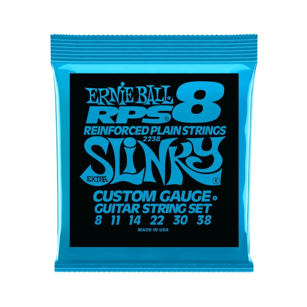 Ernie Ball Extra Slinky RPS Nickel Wound Electric Guitar Strings - 8-38 Gauge