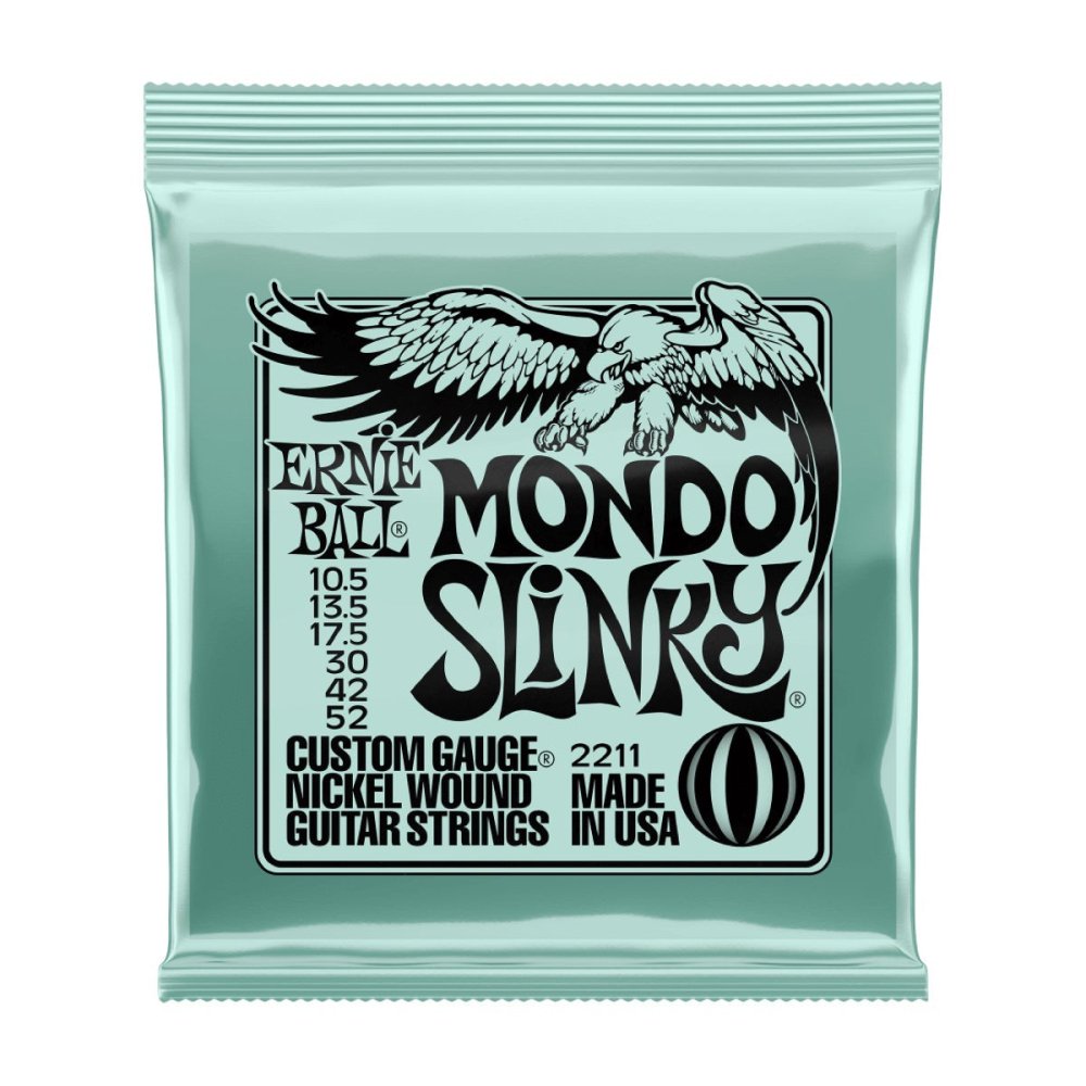 Ernie Ball Mondo Slinky Nickel Wound Electric Guitar Strings 10.5 - 52 Gauge