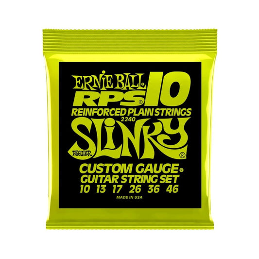 Ernie Ball Regular Slinky RPS Nickel Wound Electric Guitar Strings - 10-46 Gauge