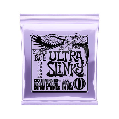 Ernie Ball Ultra Slinky Nickelwound Electric Guitar Strings 10 - 48 Gauge
