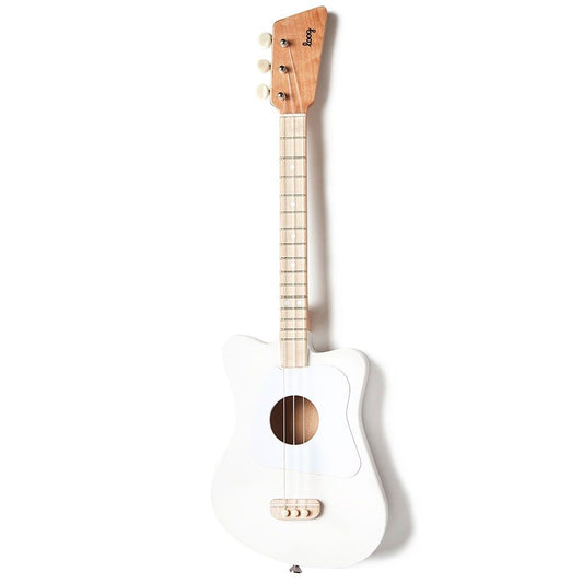 White - Loog Mini Acoustic Guitar for Toddlers and Kids aged 3+
