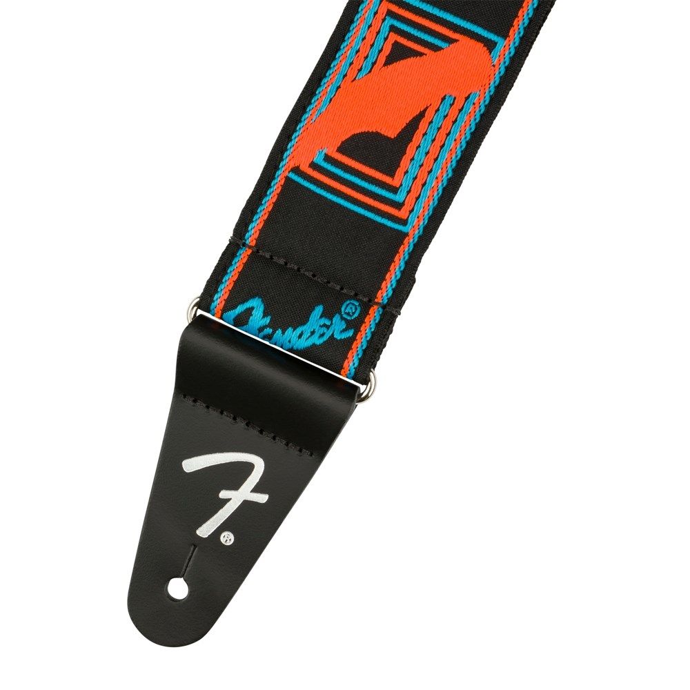 Neon Monogrammed Strap (Blue/Orange)