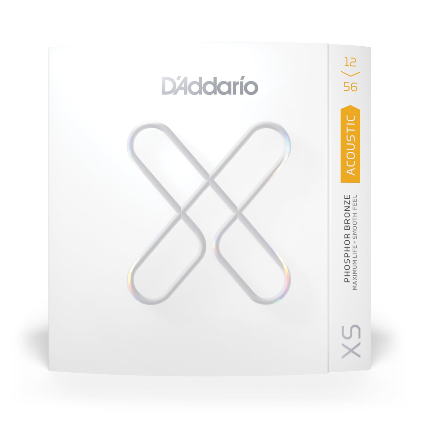 DAddario 12-56 Light Top/Medium Bottom, XS Phosphor Bronze Coated Acoustic Guitar Strings
